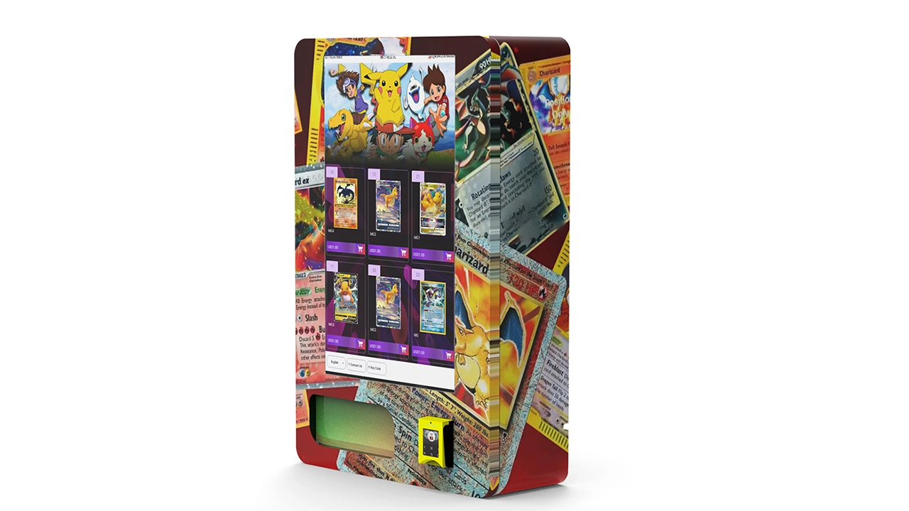 Touchscreen interface for browsing sealed trading card products