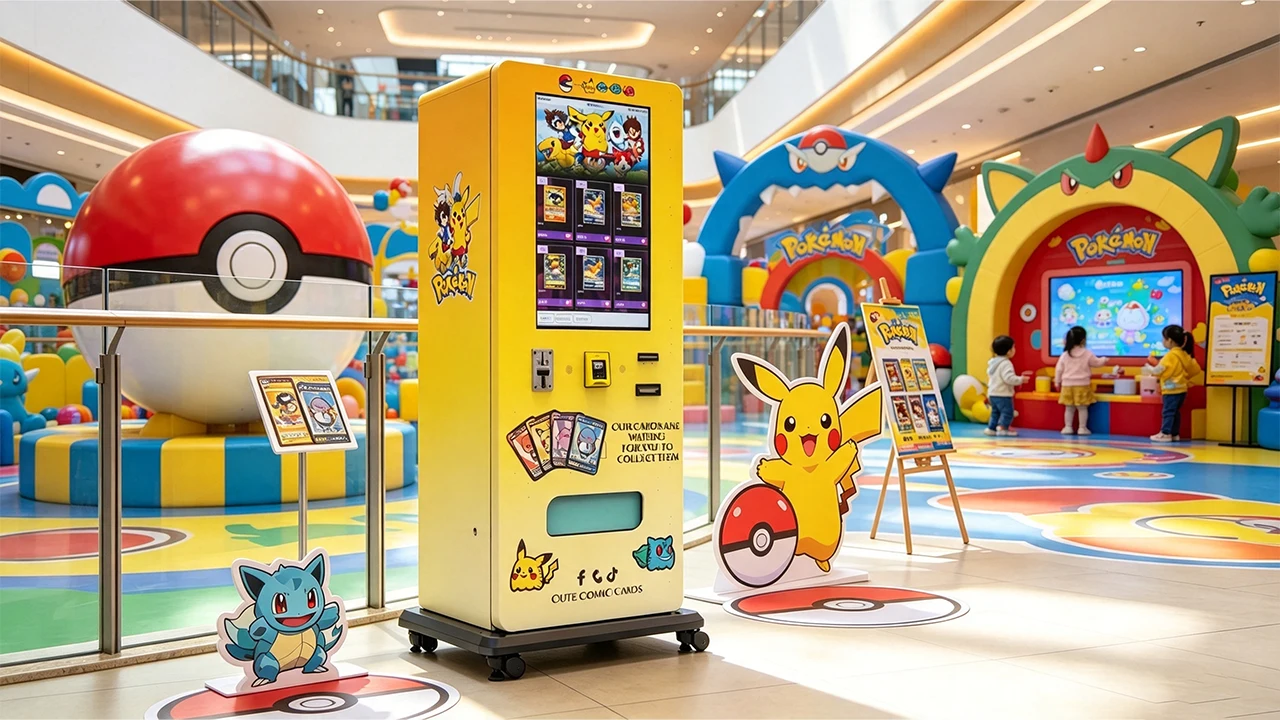 Trading Card Vending Machine for Game Stores Solution