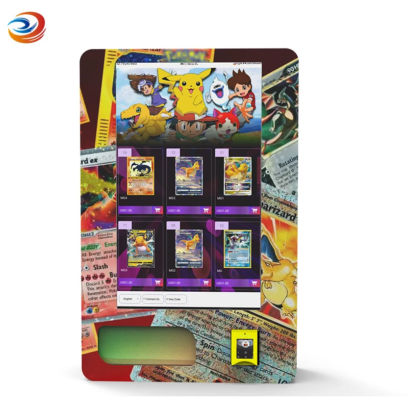 32-Inch Smart Wall-Mounted Trading Card Vending Machine