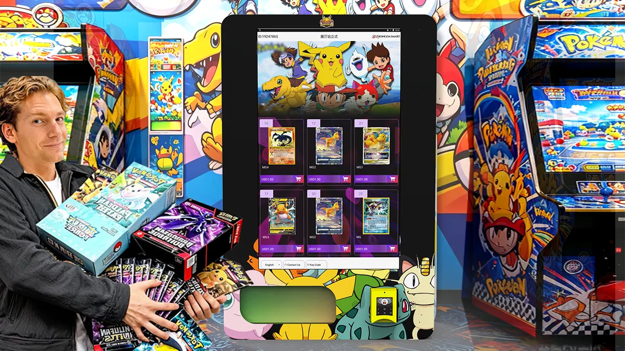 Trading Card Vending Machine Solution for Card Shops